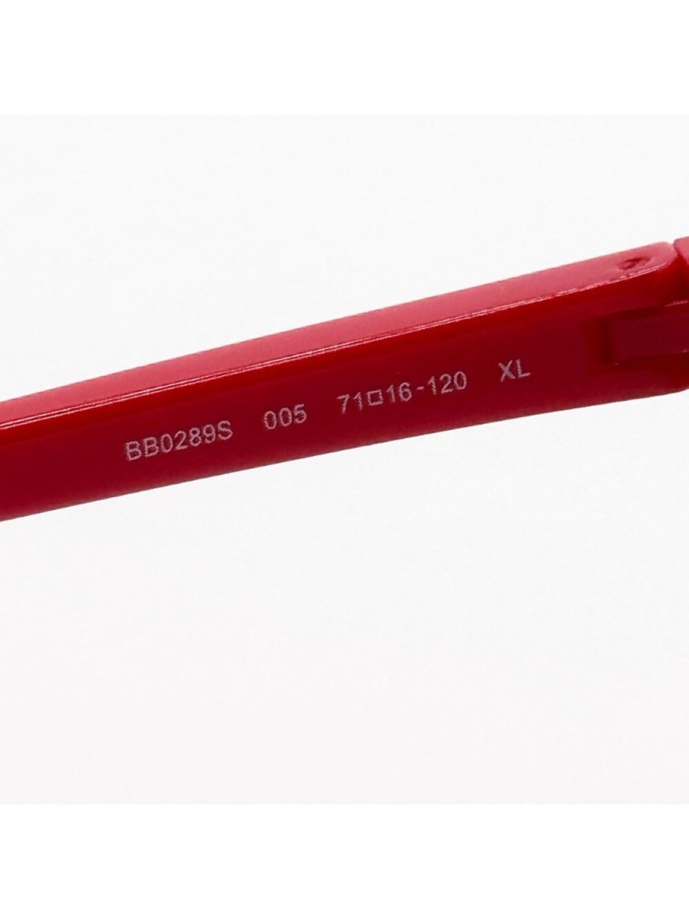 NEW BALENCIAGA BB0289S 005 SUNGLASSES RED GEOMETRIC UNISEX EYEWEAR BALENCIAGA - Picture 7 of 9